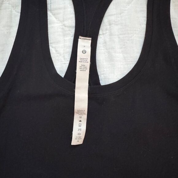 Lululemon Cool Racerback II Black Size 2 - Picture 4 of 13